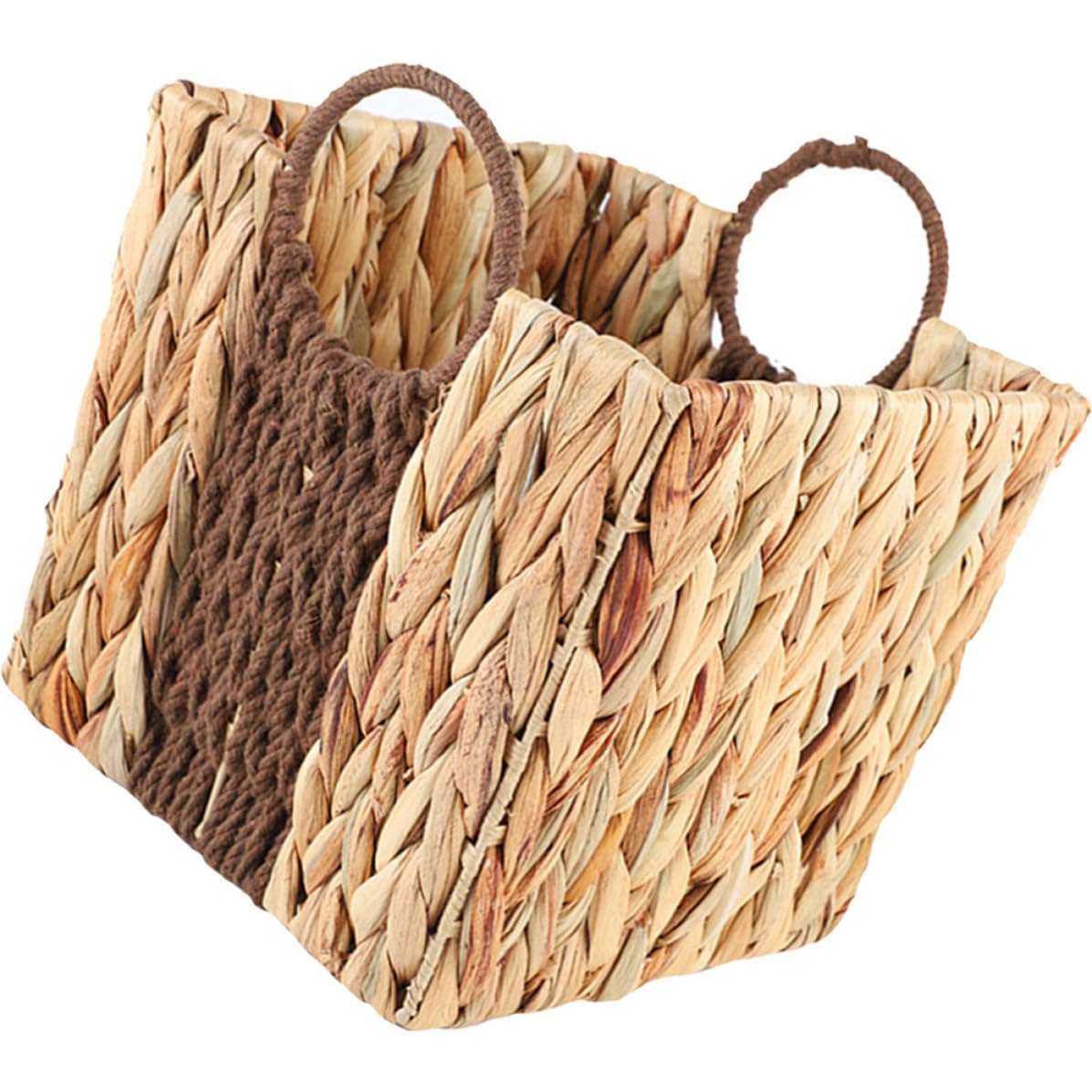 Panier de rangement rond pour fruits et plan de travail de cuisine
