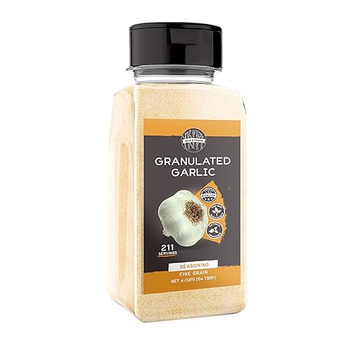 Miniatura 5 de Birch & Meadow Ajo granulado, 9.6 oz, dientes de ajo molidos, versátil