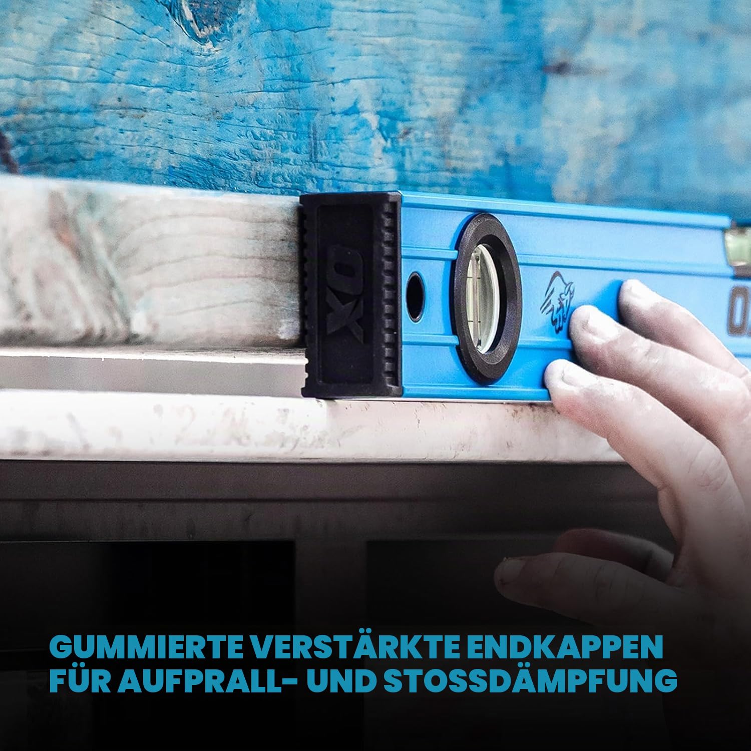 OX Pro Tuff Wasserwaagen-Set 3-teilig – 600/1200/1800mm + Tasche | Profi-Set für Maurer, Zimmerer & Fliesenleger – kalibriert 0,5mm/m, stoßfestes Aluminium, inkl. Tragetasche