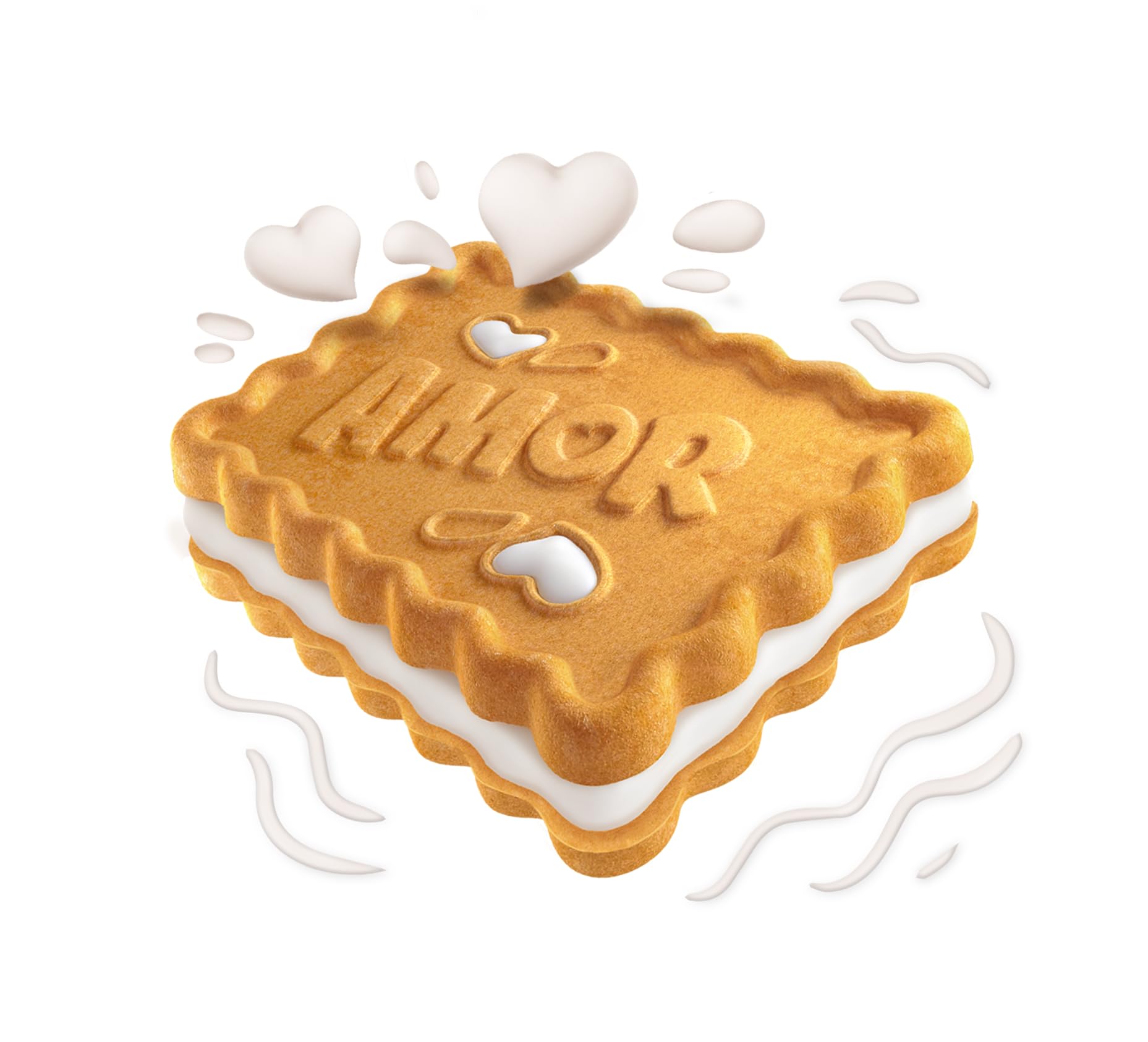 BAGLEY - Galletas rellenas Amor - 110g