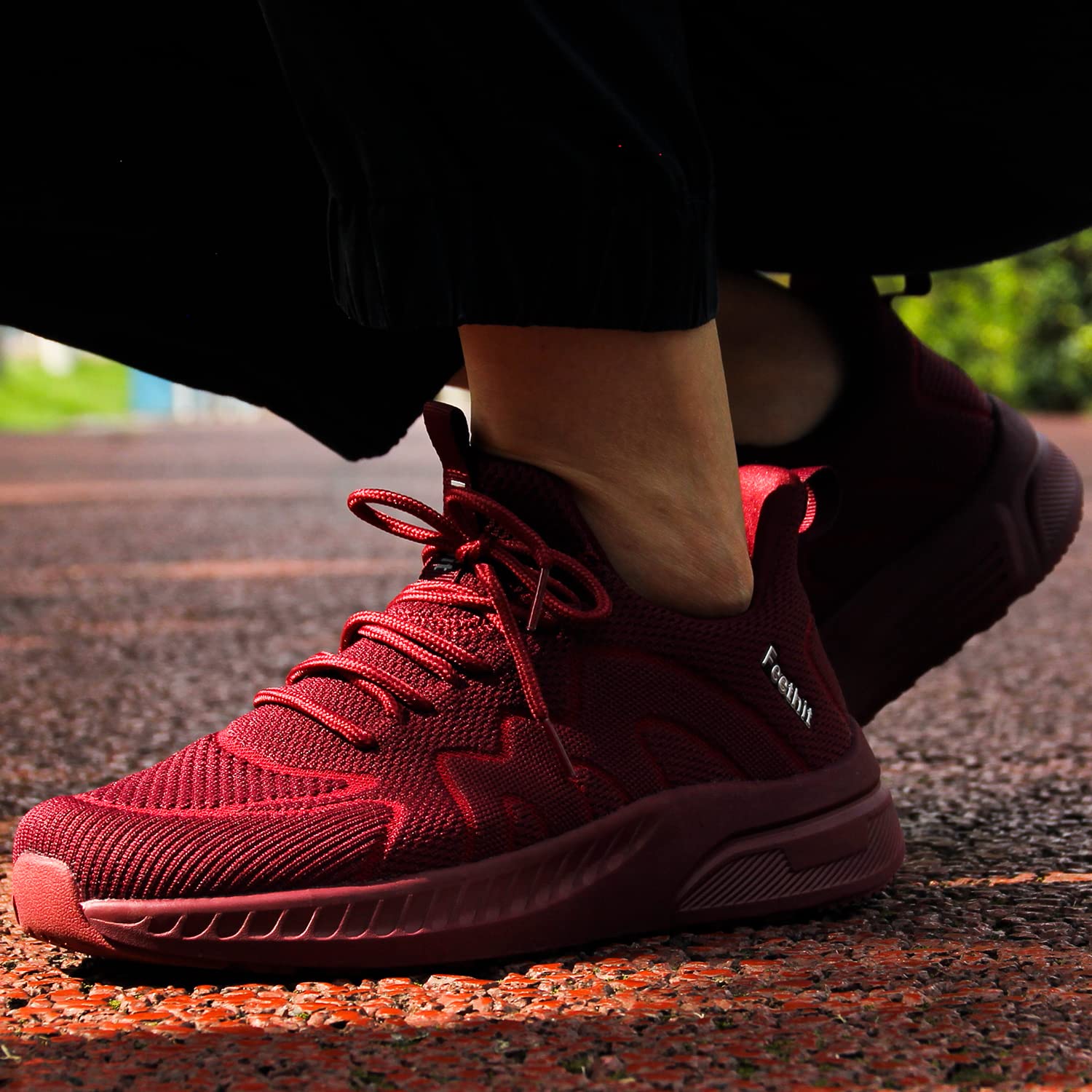 Feethit Sneakers Uomo Scarpe Running Corsa Ginnastica Camminata Casual Jogging Trekking Tennis Outdoor Fitness Sportive Palestra Scarpe da Lavoro Comode Leggere Traspiranti