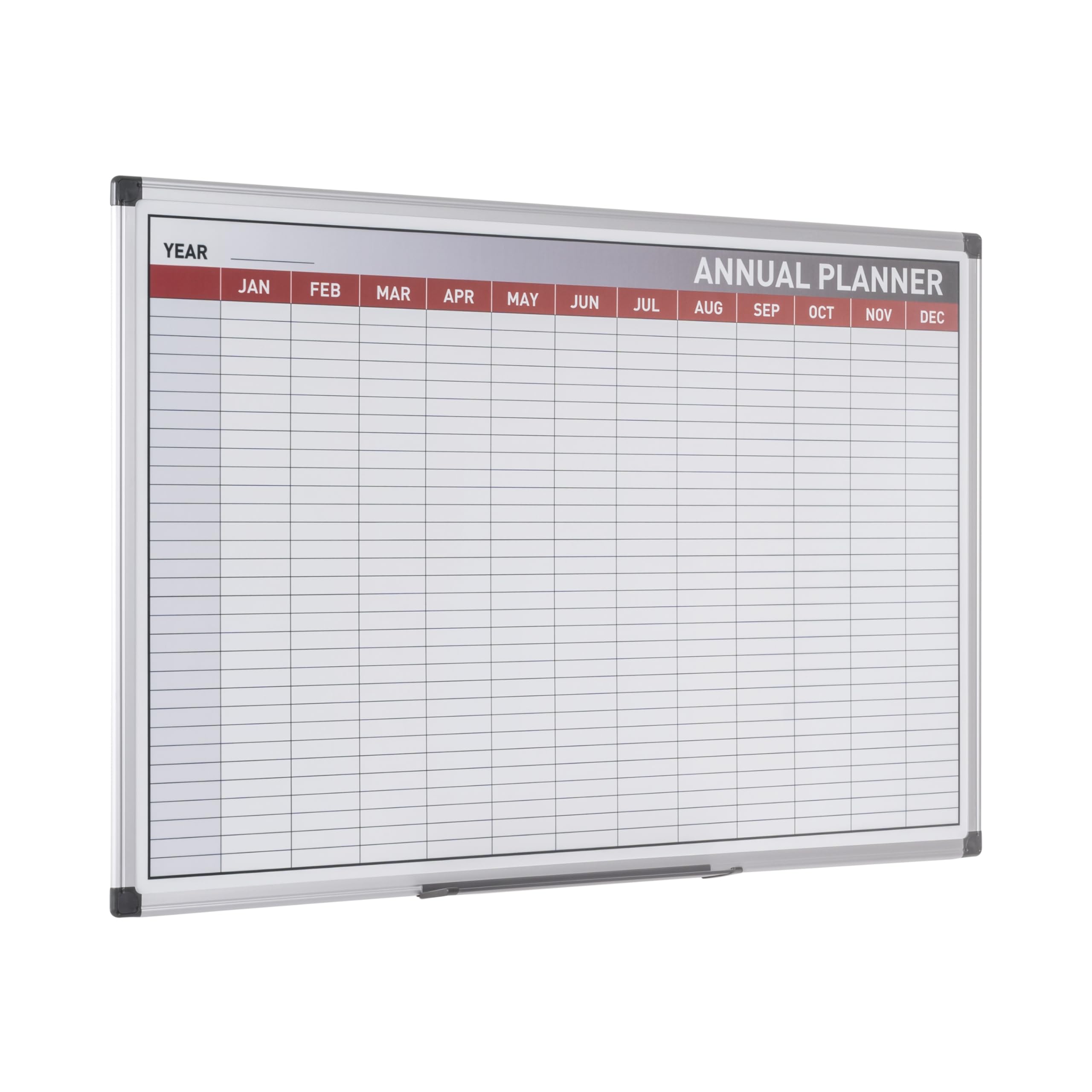 Bi-Office GA0337170 - Planificador anual magnética, 90 x 60 cm