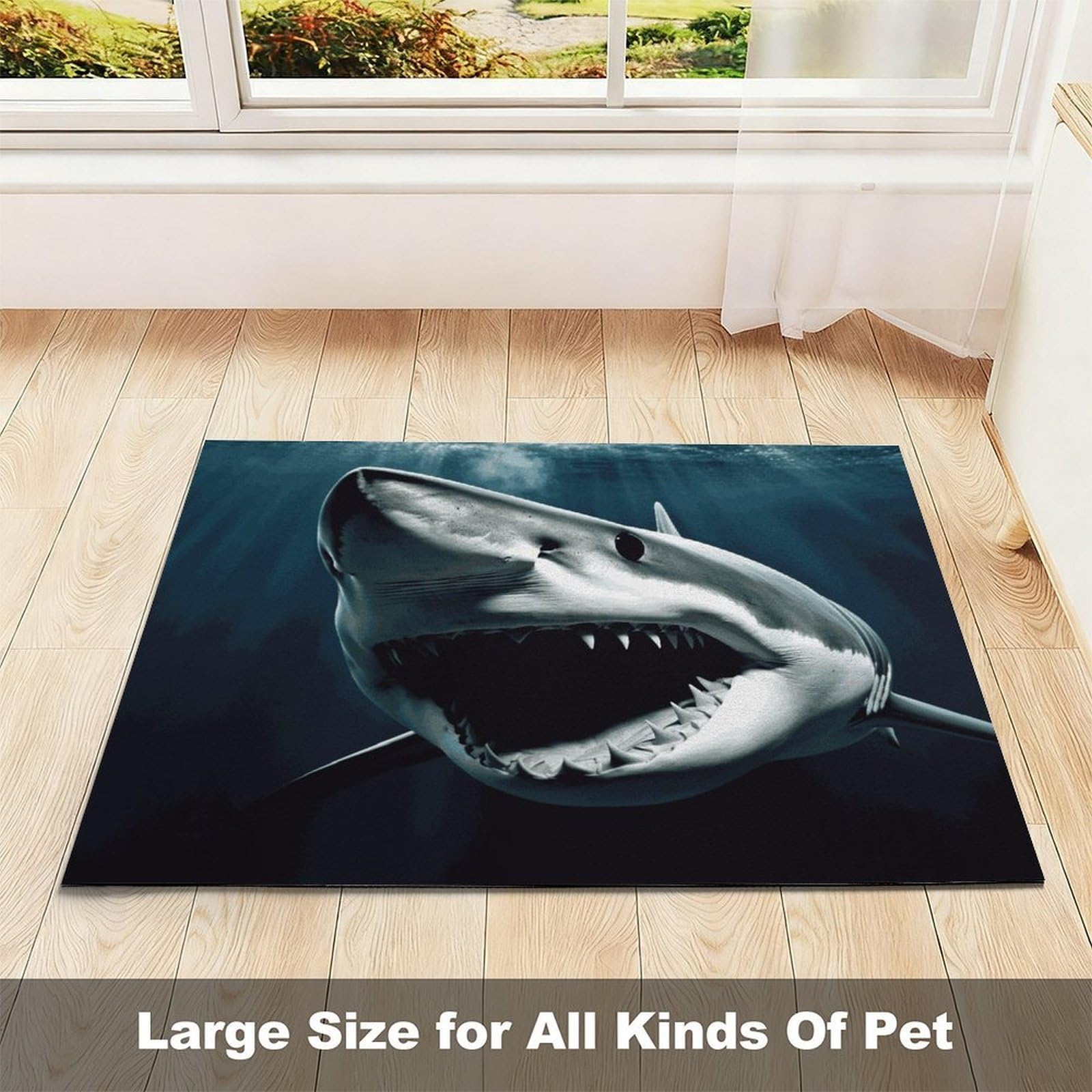 Tapis de nourriture pour chat - Tapis d'alimentation antidérapant pour chien et chat - Facile à nettoyer pour la nourriture et l'eau - 61 x 81,3 cm