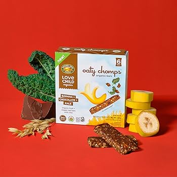 Love Child Organics Oaty Chomps Banana + Chocolate + Kale Snack