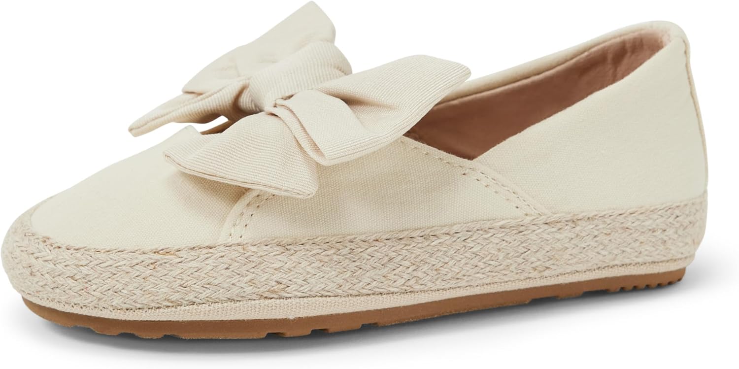 Amazon Essentials x Sofia Grainge Toddler Girls' Cotton Espadrilles with Bow