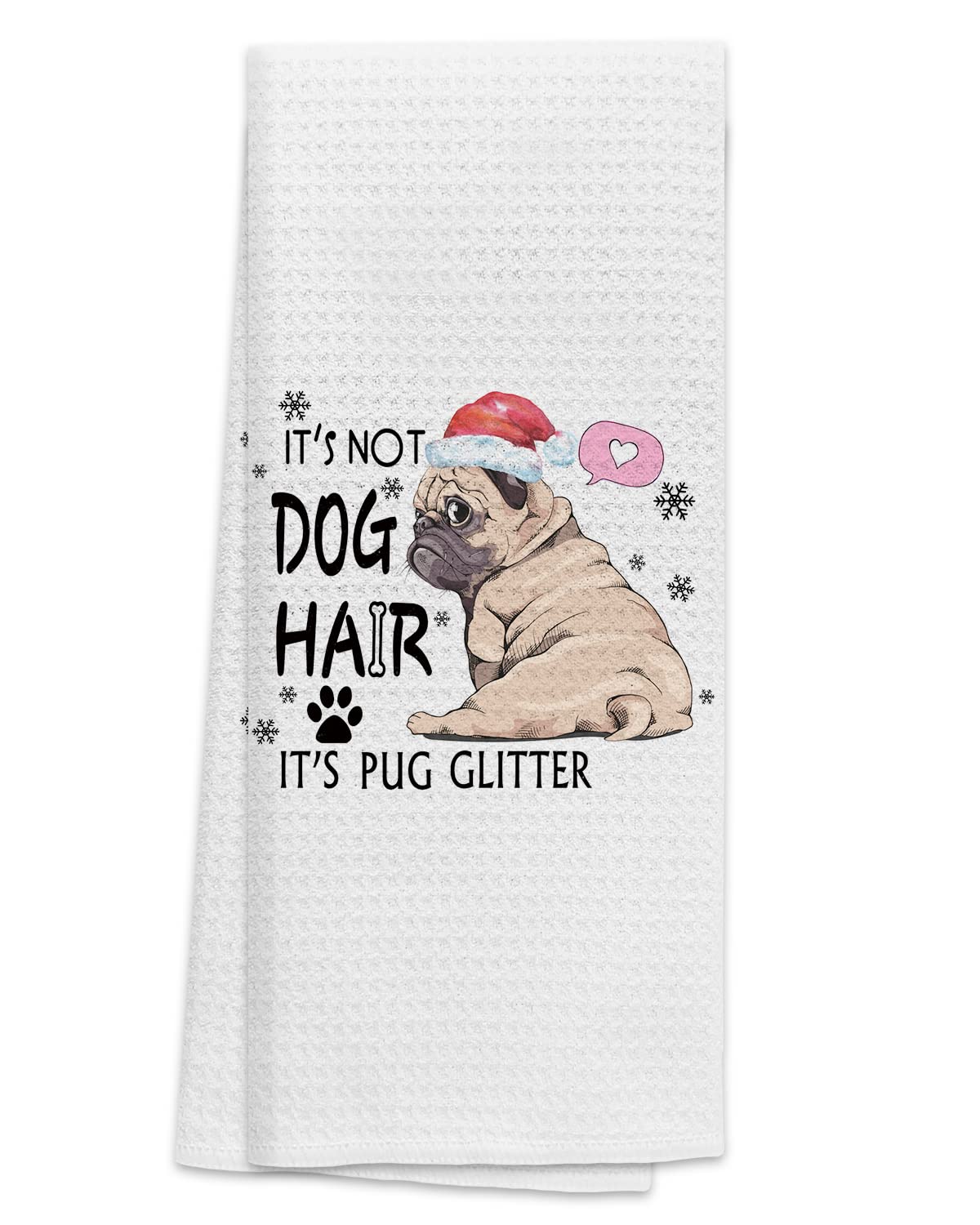 WADORN Lustige Küchenhandtücher Set - 4 Stück Mikrofaser Mit Koch-Sprüchen 60x40cm