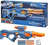 Hasbro Nerf Elite 2.0, Blaster Eaglepoint RD-8, Jeux d'Extérieur pour Enfant, Barillet 8 Fléchettes, Viseur et Canon Amovibles, 16 Fléchettes Elite Officielles Multicolore - 2
