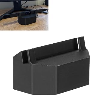 CharmPacks(チャームパックズ) Tobii Eye Tracker 5用デスクトップスタンド | ケーブルダクト付きセキュアマウント | 安定した位置決め-きちんとしたケーブルルーティング-便利な調整