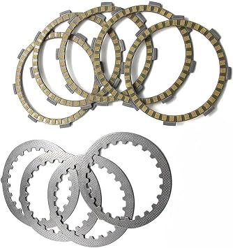 Motorcycle Clutch Disc Motorcycle Friction Plate Replace Accessories Engine Friction Disc Separator for Y-AMAHA RX115 5FS3 1999