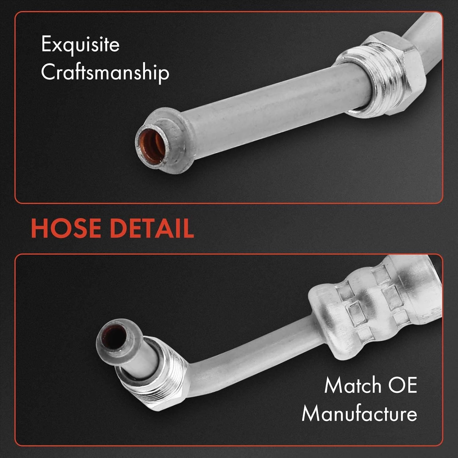 A-Premium Power Steering Hose Pressure & Return Hose Line Assembly Compatible with Chevrolet Camaro Pontiac Firebird 1993-1997 5.7L Gas 2-PC Set