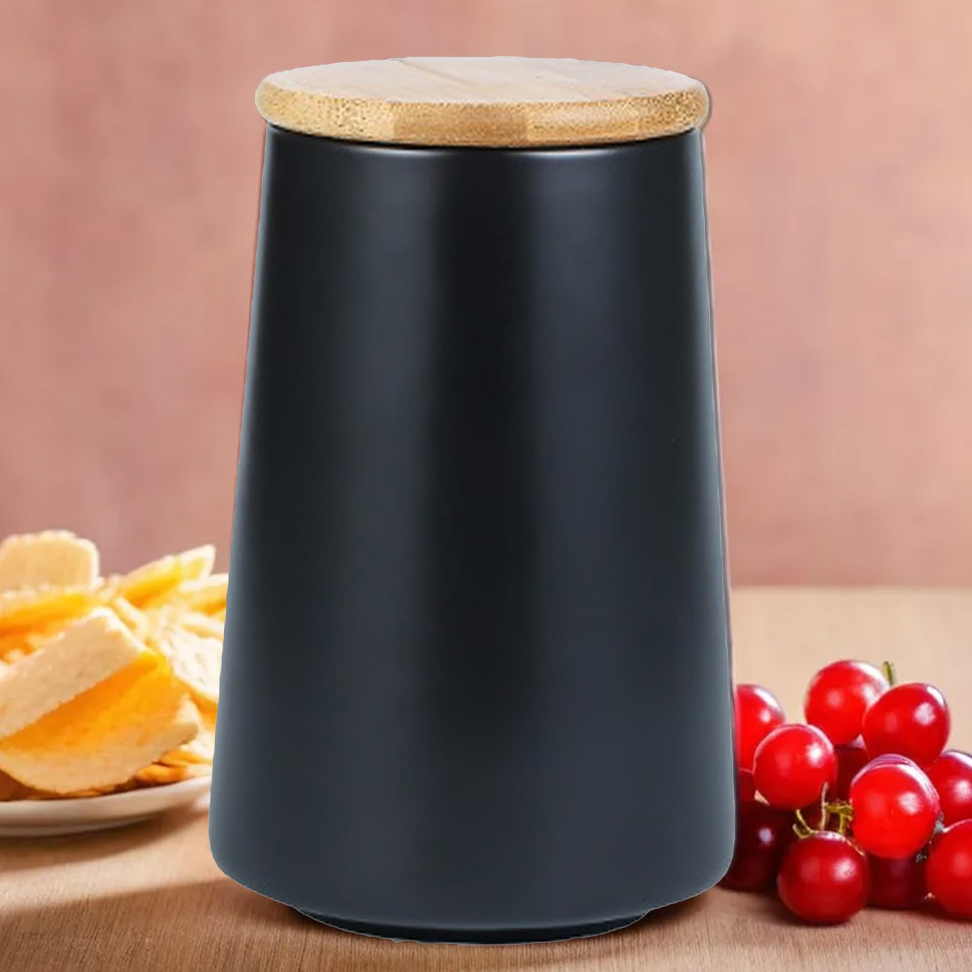 See full amazon price history chart for The Better Home UMAI Ceramic Jar | 850ml | Black | YX03-L-BK The Better Home UMAI Ceramic Jar | 850ml | Black | YX03-L-BK (B0CQ2PG344) Amazon Price History, Amazon Price Tracker