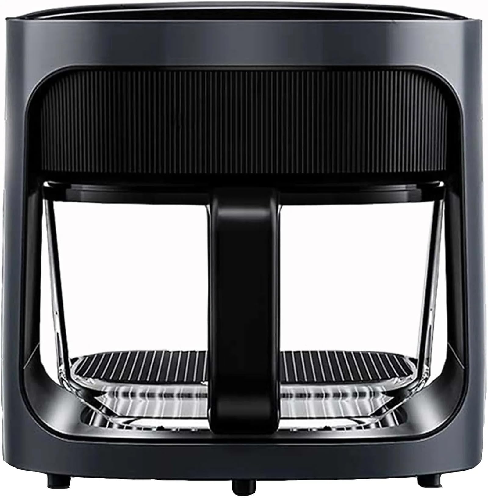 Freidora de Aire sin Aceite 6L con Ventana Visible, Air Fryer con Pantalla LED Táctil, 7 Menús, Temperatura Regulable, Cesta de Vidrio, 1200W