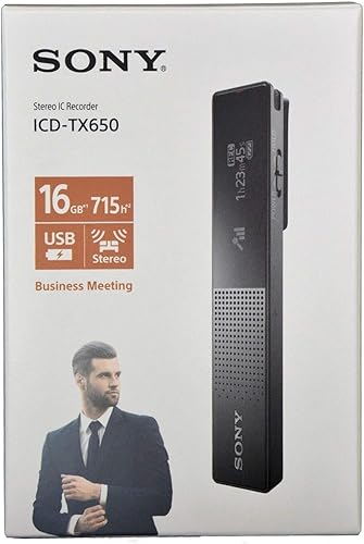 Miniatura 8 de Sony ICD-TX650 Grabadora IC (16GB) - Negro
