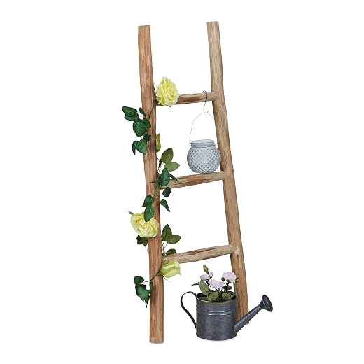 Relaxdays Decorative Ladder – 90 cm High