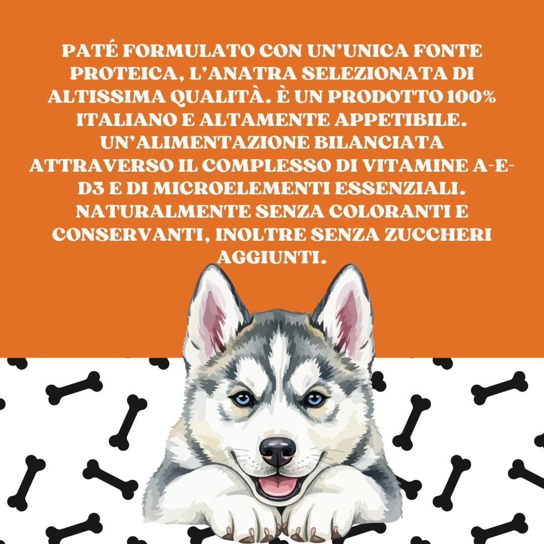 Monge Monoprotein umido cane gusto SOLO ANATRA formula grainfree | 12 vaschette da 150 grammi l'una.