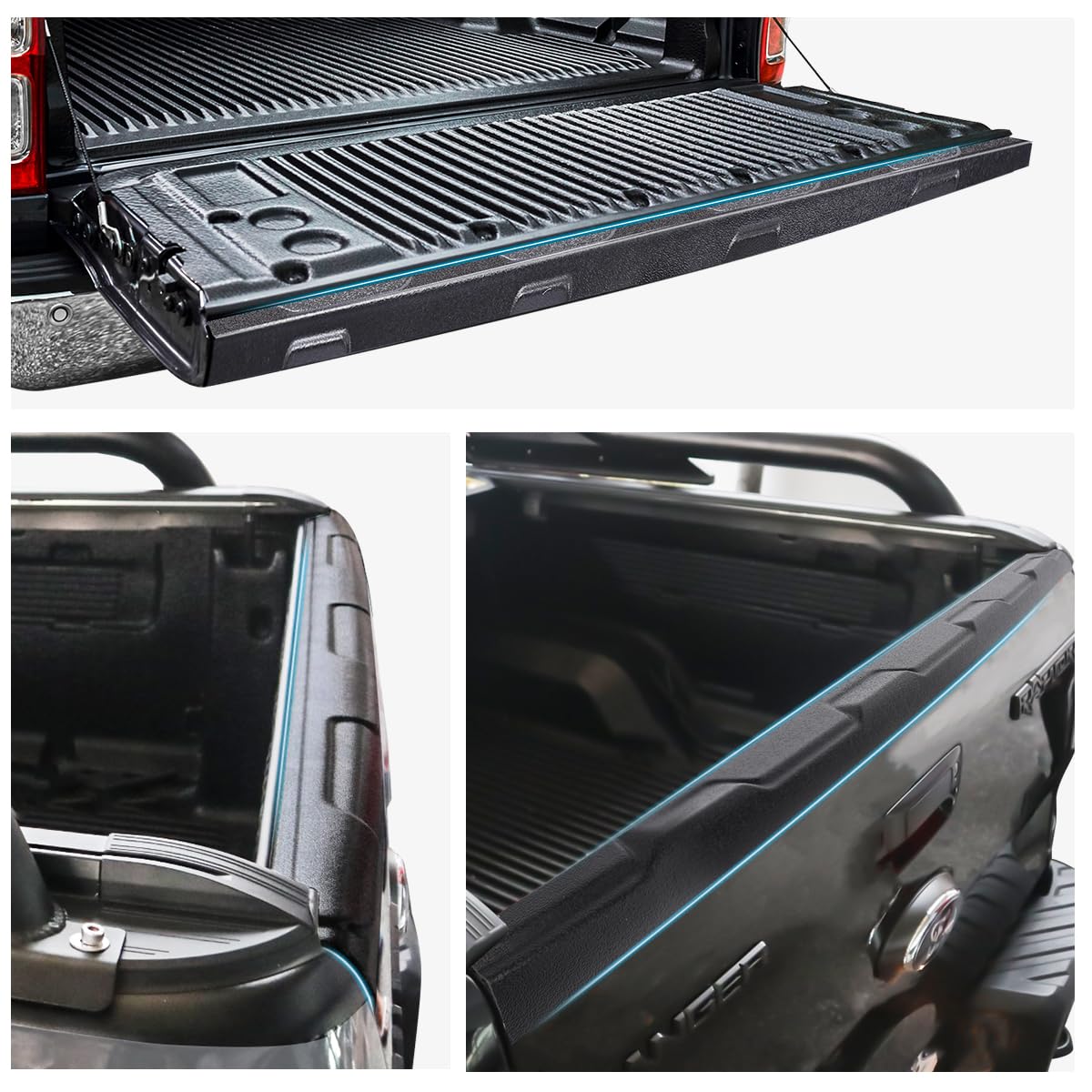 Housse de Protection de seuil de Coffre pour Ford Ranger Wildtrak 2012-2022 Raptor Limited XL XLT T6 T7 T8 MK1 MK2 MK3