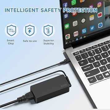 Lenovo ThinkPad için 65 W Laptop USB C Şarj X1 X13 Z13 13 s E14 L14 L15 E15 T490 E495 Lenovo Lenovo IdeaPad 3 Slim5 5Pro Flex 5 Yoga 7 Ince 7 9i İnce 920 ThinkBook 14 s 15 20V/3. 25A AC Adaptör