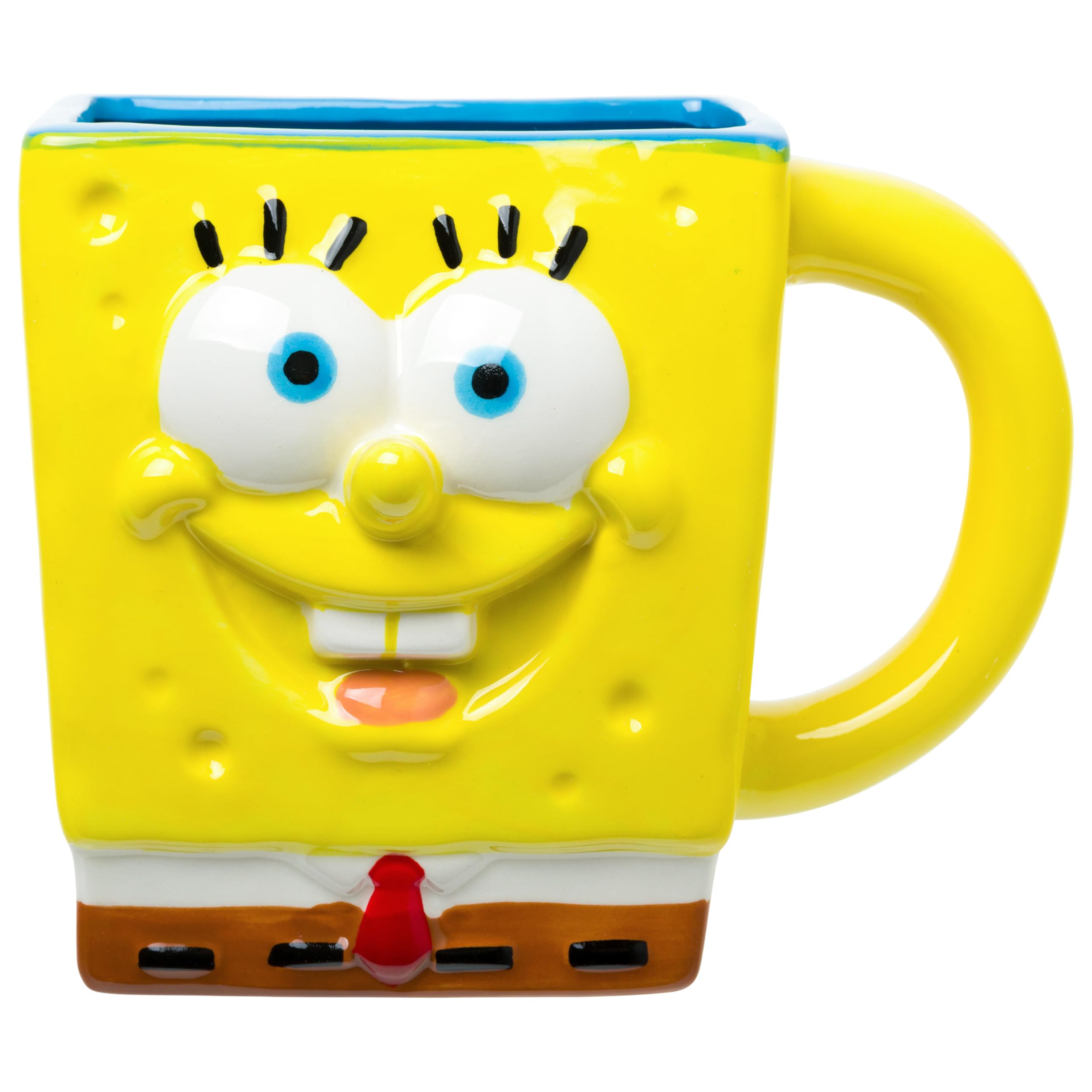 Silver Buffalo SpongeBob SquarePants 3D Sculpted Ceramic Mug, 20 Ounces