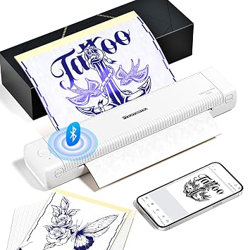 Phomemo TP81 Tattoo Stencil Printer, Wireless Bluetooth Portable Thermal