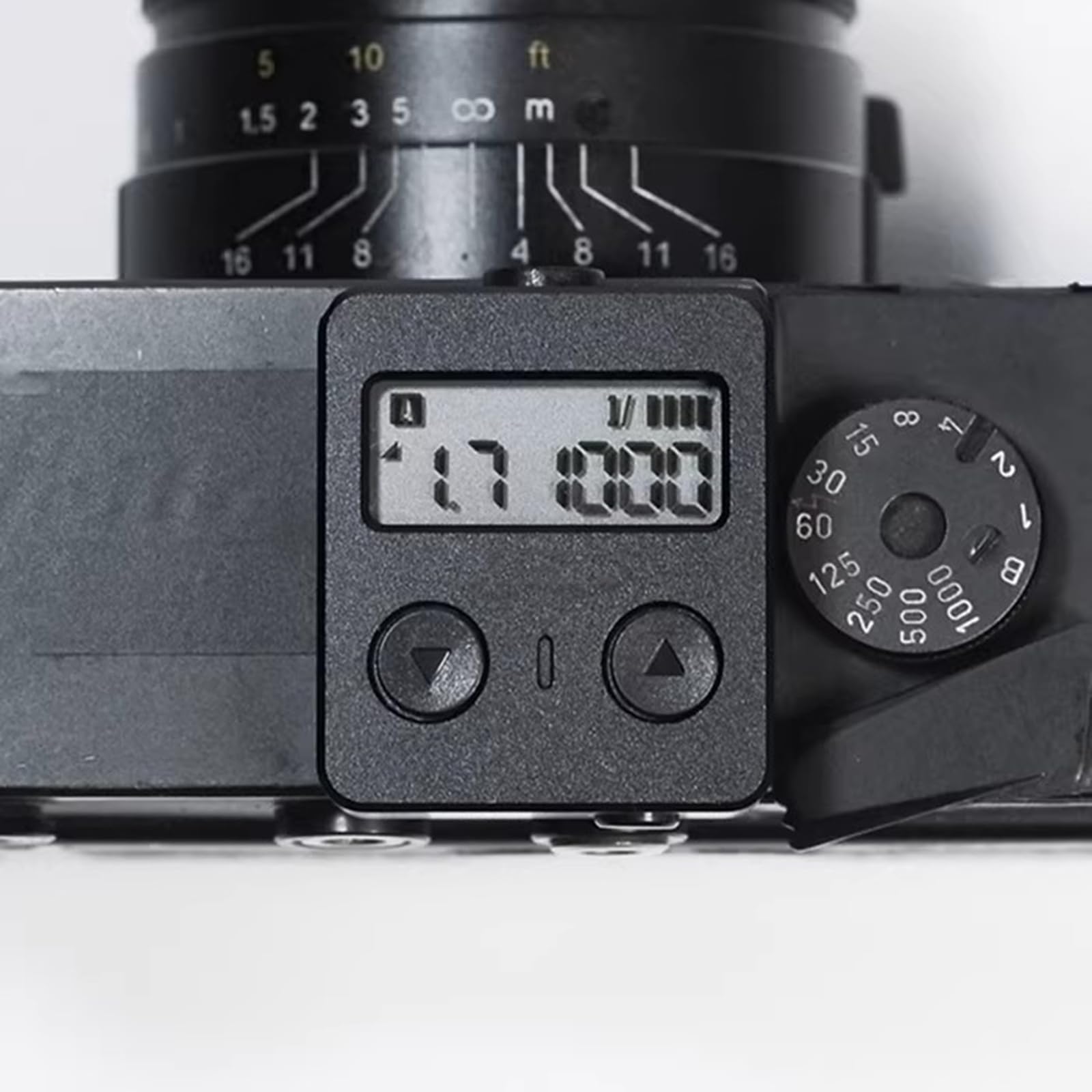 Medidor de luz digital para fotografía, medidor de exposición FOV de 30° con pantalla OLED y soporte de zapata fría para iluminación de estudio y uso en viajes