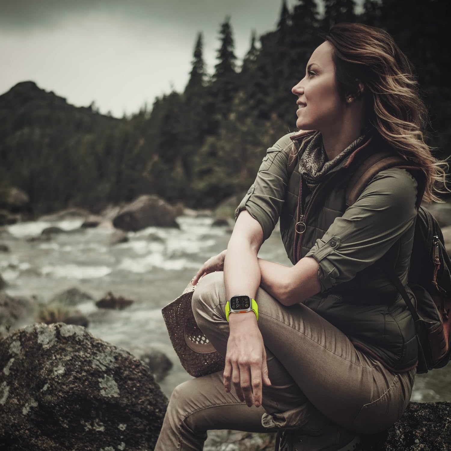 Suitisbest Sport Bands Compatible with Apple Watch Ultra Band 49mm 46mm 45mm 44mm 42mm 38mm 40mm 41mm, Stretchy Nylon Sport Loop Strap for iWatch Series 11 10 9 8 7 6 5 4 3 2 1, SE 3 2 1, Ultra 3 2 1 - Image 7