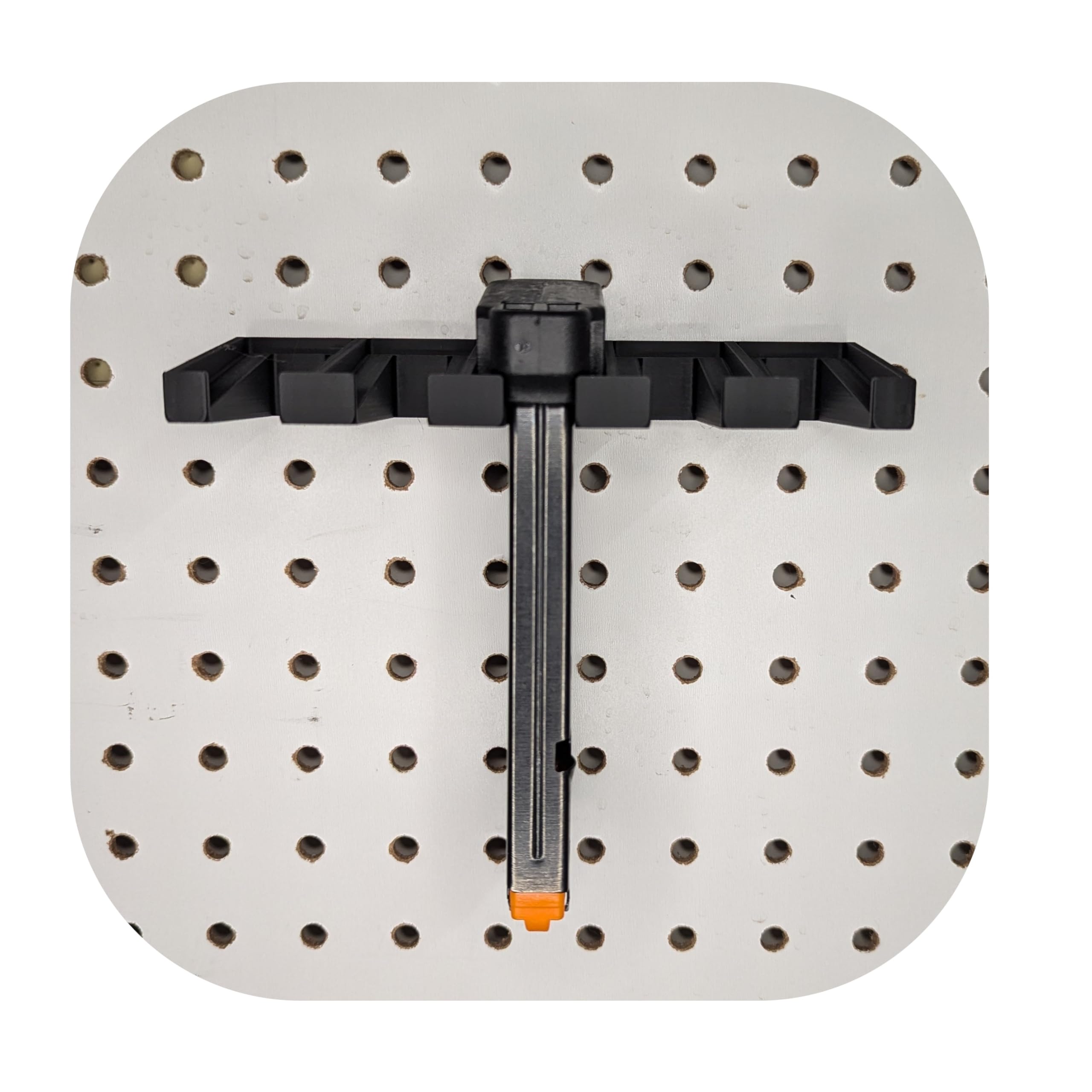 Hammy3DPrints Mount for Hi-Point JHP 45 Mags - Pegboard/Metal Pegboard/Skadis/etc. | Magazine Holder Storage Rack (Skadis)