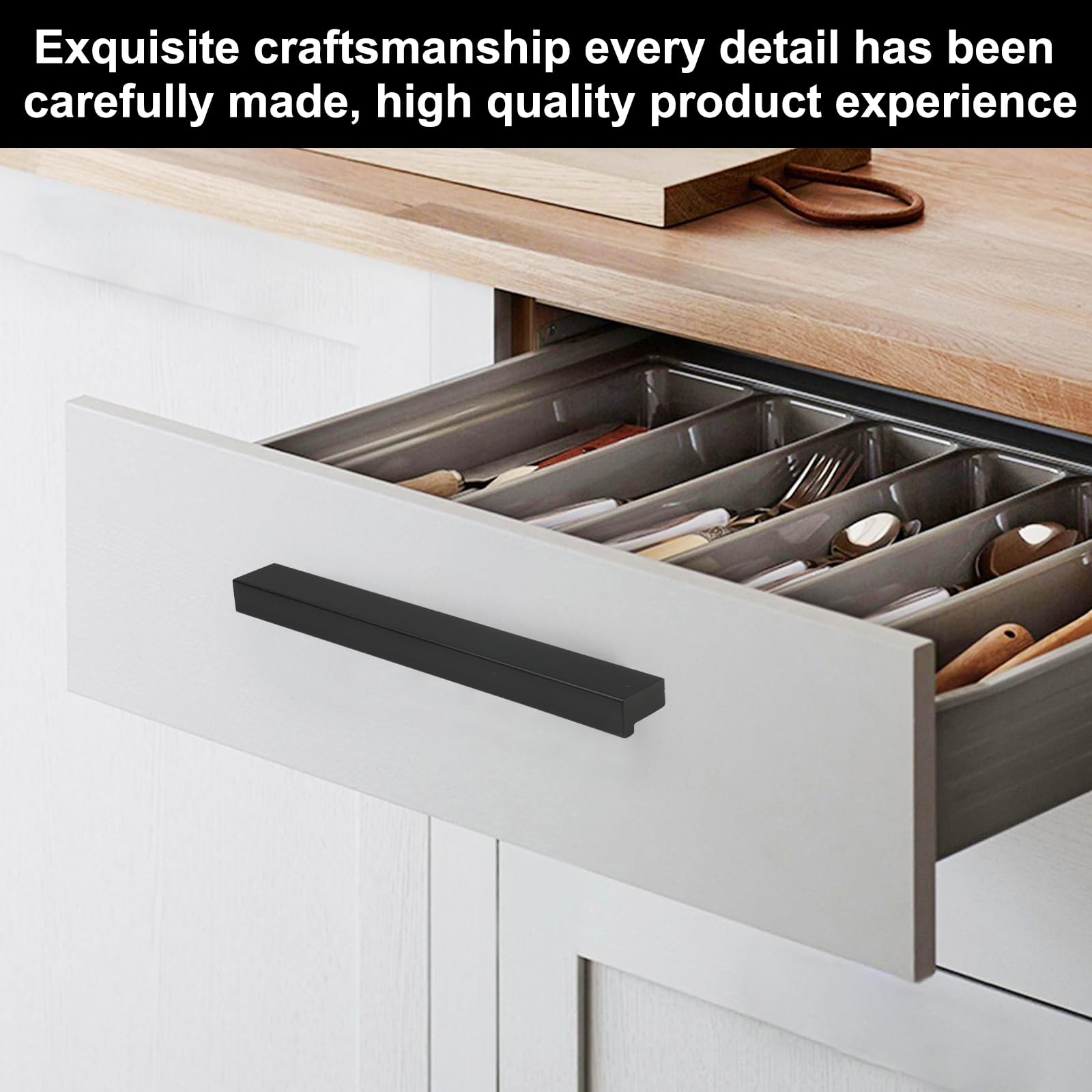 HUANR 2 Pièces Poignee Meuble, 20 Cm Long Poignet De Porte