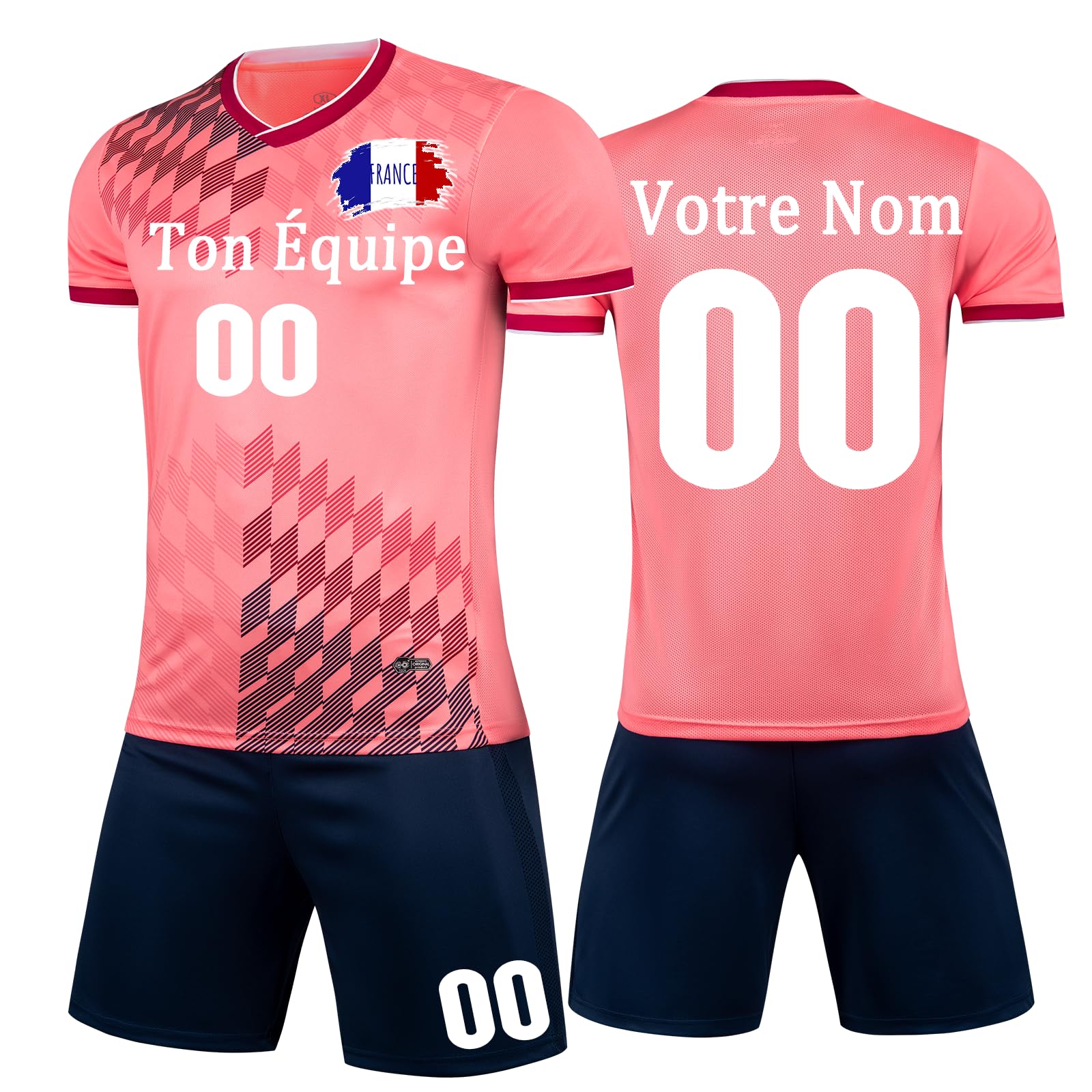 Football Maillot Personnalisable Maillot de Foot Enfant Personnalisé Nimporte Quel Numéro de Nom Team Logo