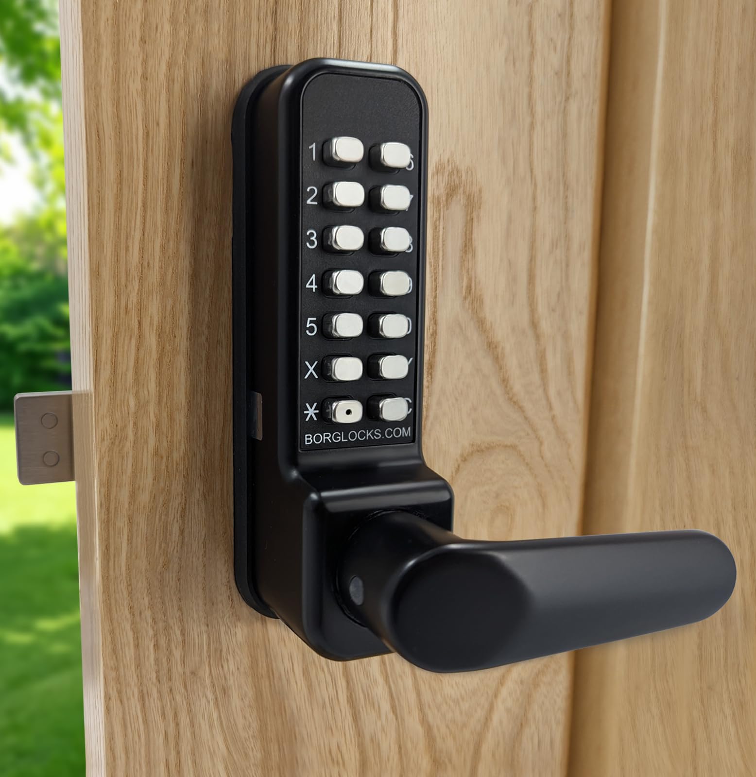 Borg Locks UK BL4305 ECP – Marine Grade, Lever Turn keypad & Inside Rim-Fixed deadbolt