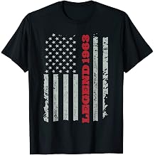 Legend 1963 American flag 60th birthday T-Shirt for Women Kids Men