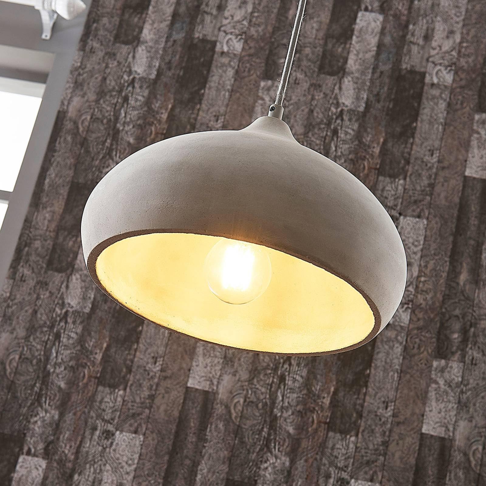 Lindby Lampada a sospensione dimmerabile (Moderno) colore Grigio ad es. Soggiorno & Sala da pranzo lampada, soffitto plafoniera illuminazione