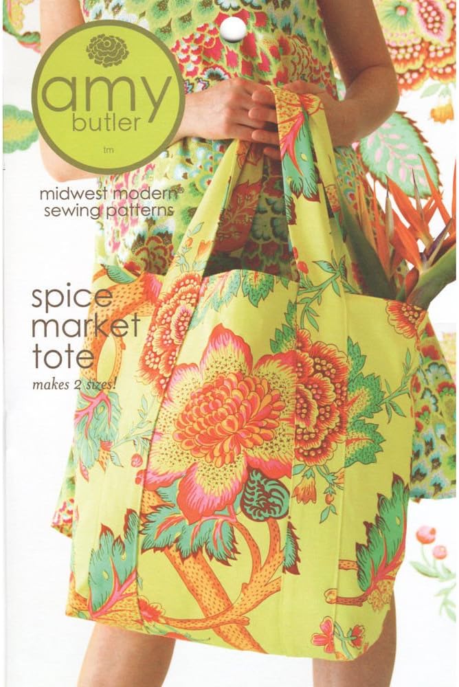 Amy Butler Spice Market Tote Bag Sewing Pattern