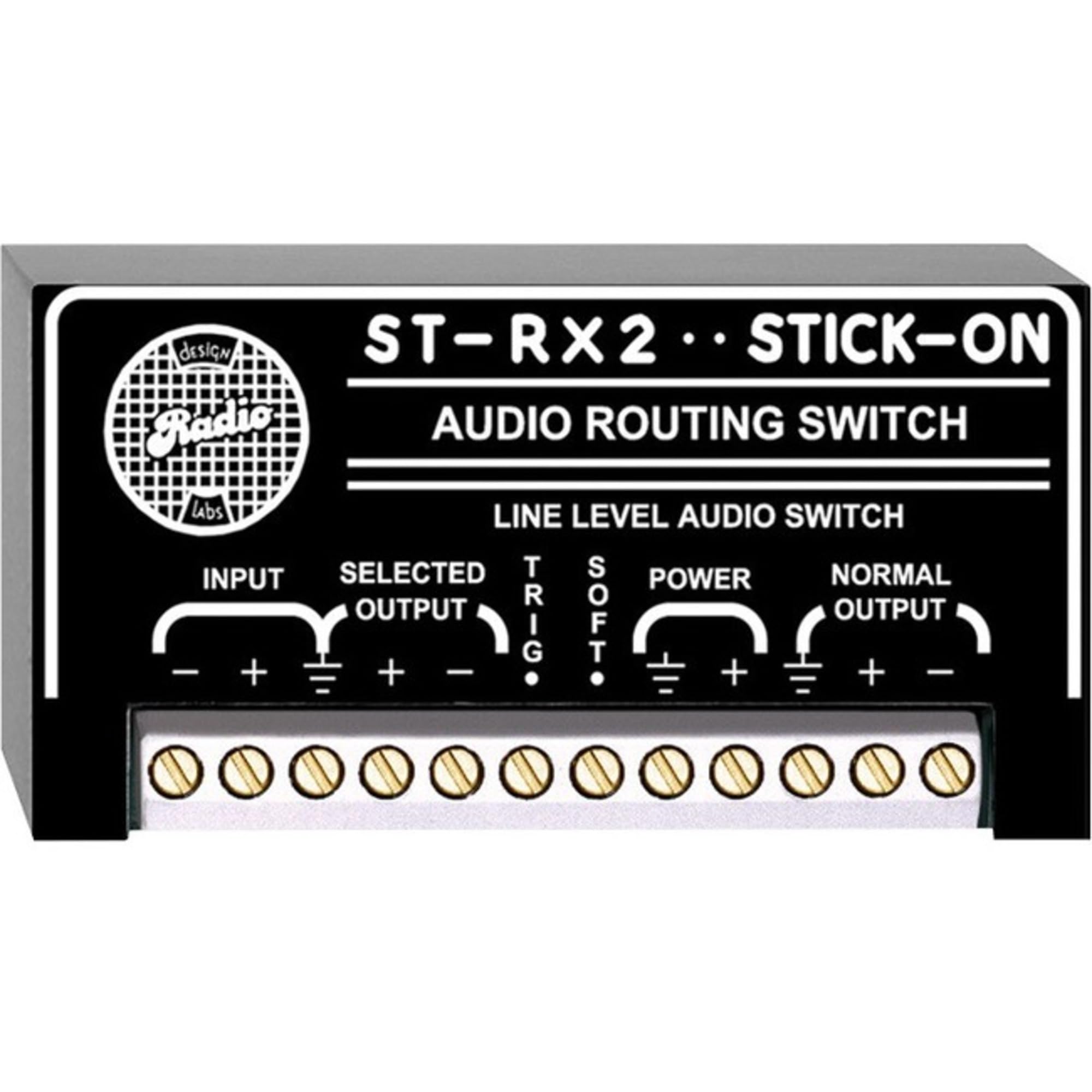 Radio Design Labs RDL ST-RX2 Audio Routing Switcher - 1x2
