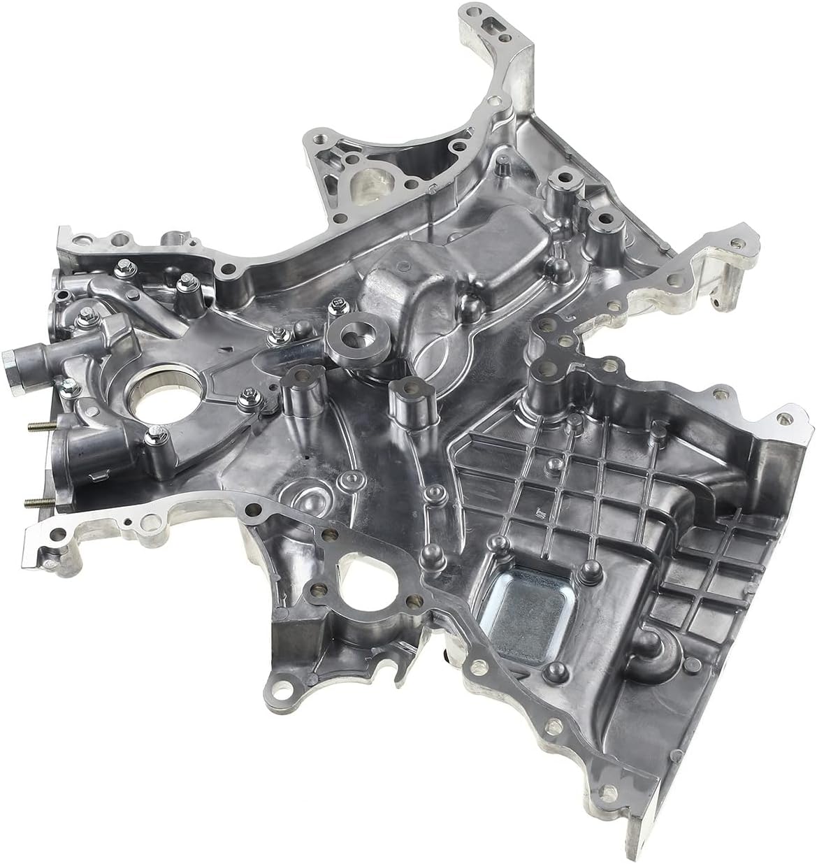 A-Premium Engine Timing Cover with Oil Pump Compatible with Toyota Camry 2007-2017 RAV4 Highlander Sienna Venza Avalon Lexus ES350 RX350 RX450h 3.5L