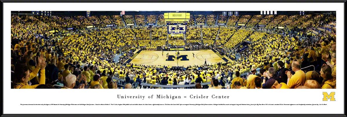 Michigan Basketball - College Posters and Framed Pictures by Blakeway Panoramas