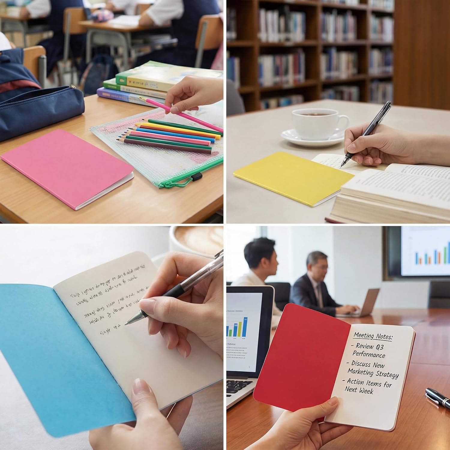 BESARME 16 Pack Mini Notebooks Bulk, Mini Pocket Notebooks for Kids Small Blank Pocket Notebook for Students School Supplies Notepads Colorful Classroom Gift Exchange Party Favors