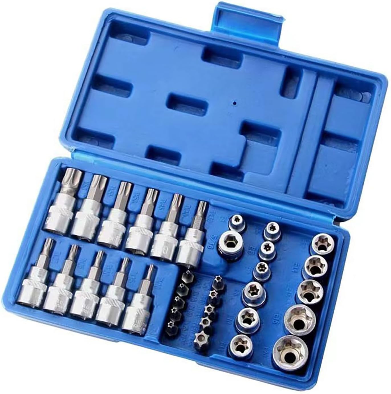 Electronic Drill Driver Handheld Tool Star Socket and Bit Set Assortment for Efficient Torques Transfer in Repair Rustresistant Tool