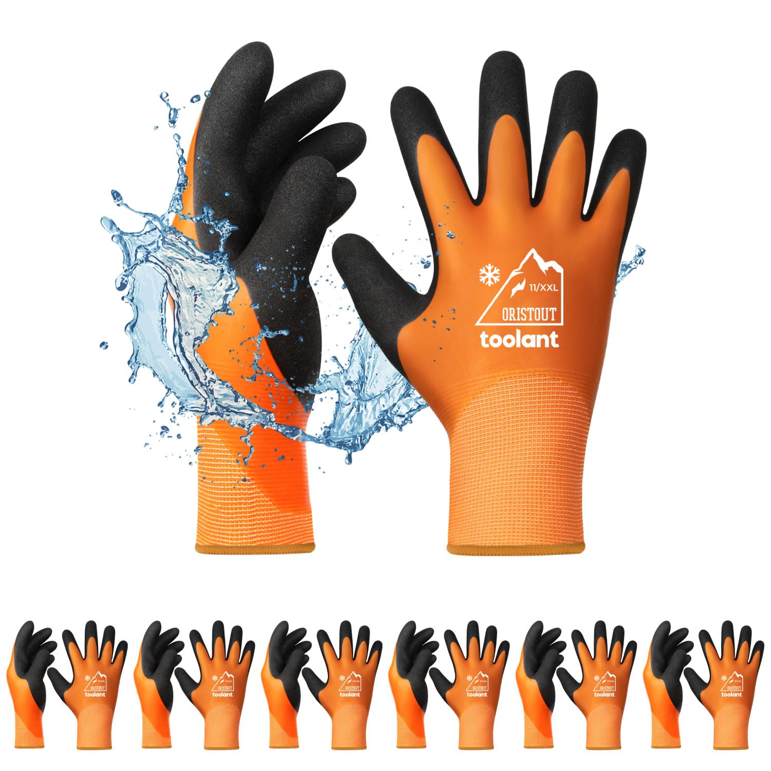 Waterproof Winter Work Gloves for Men and Women, Touchscreen, Freezer Gloves, Thermal Insulated, for Cold Weather