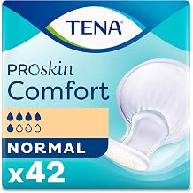 TENA ProSkin Comfort Incontinence Pads, Normal 42 Count