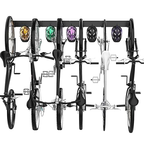 TORACK Bike Storage Rack 6 Bikes product photo (Garage Storage) — ScooterReviewPro review
