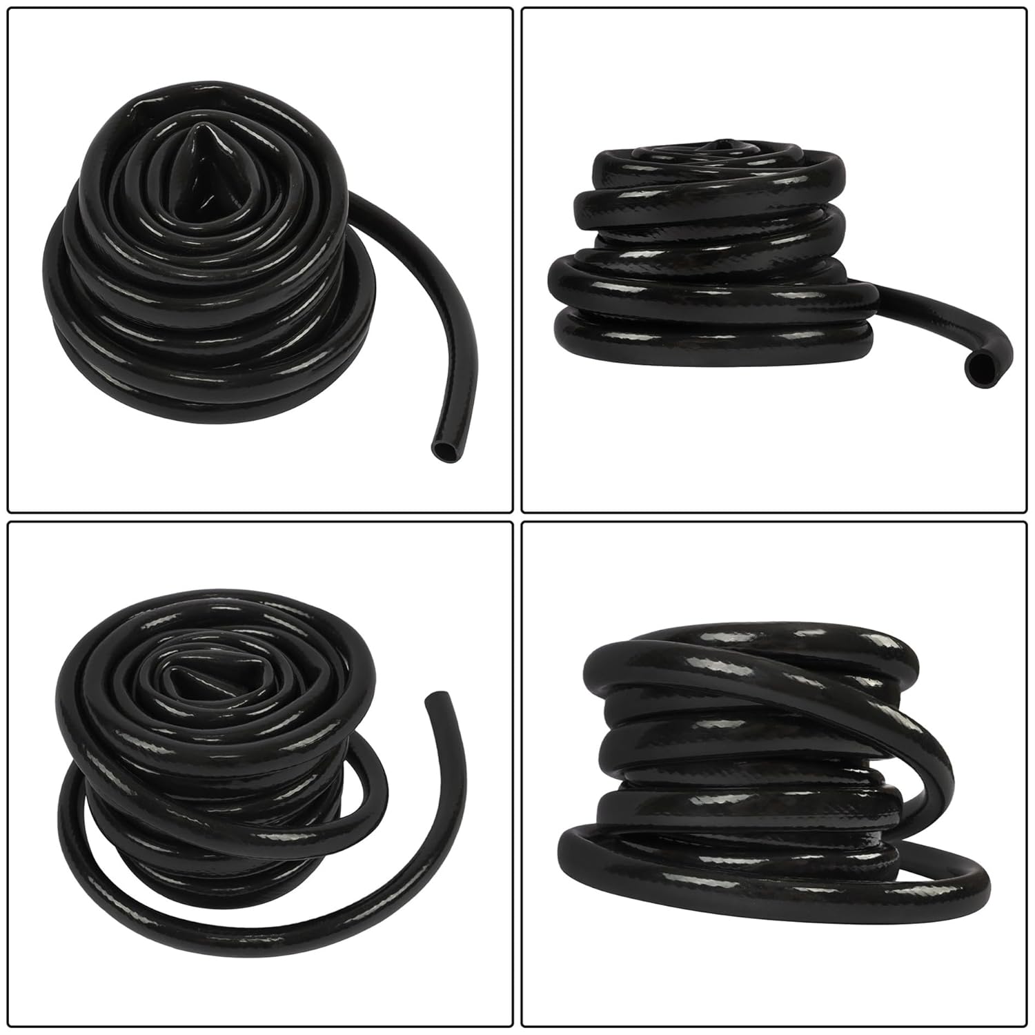 Adjustable Drip Irrigation System with Drip Emitters 226ft 1/4 and 1/2 Tubing