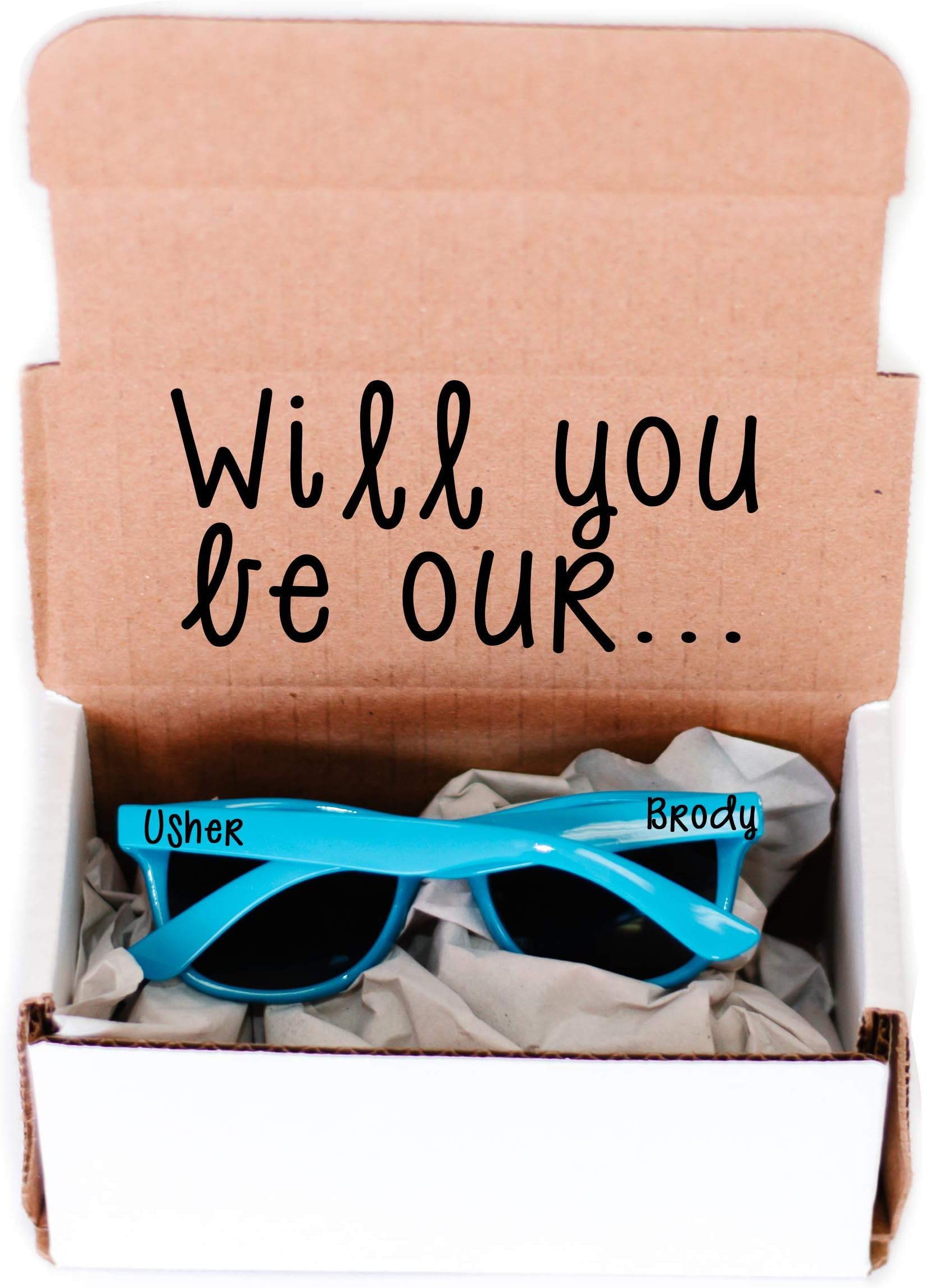 Usher Sunglasses, Usher Gifts, Usher Proposal Ideas, Wedding Usher Gift, Kid Usher Gift Idea, Will You Be Our Usher