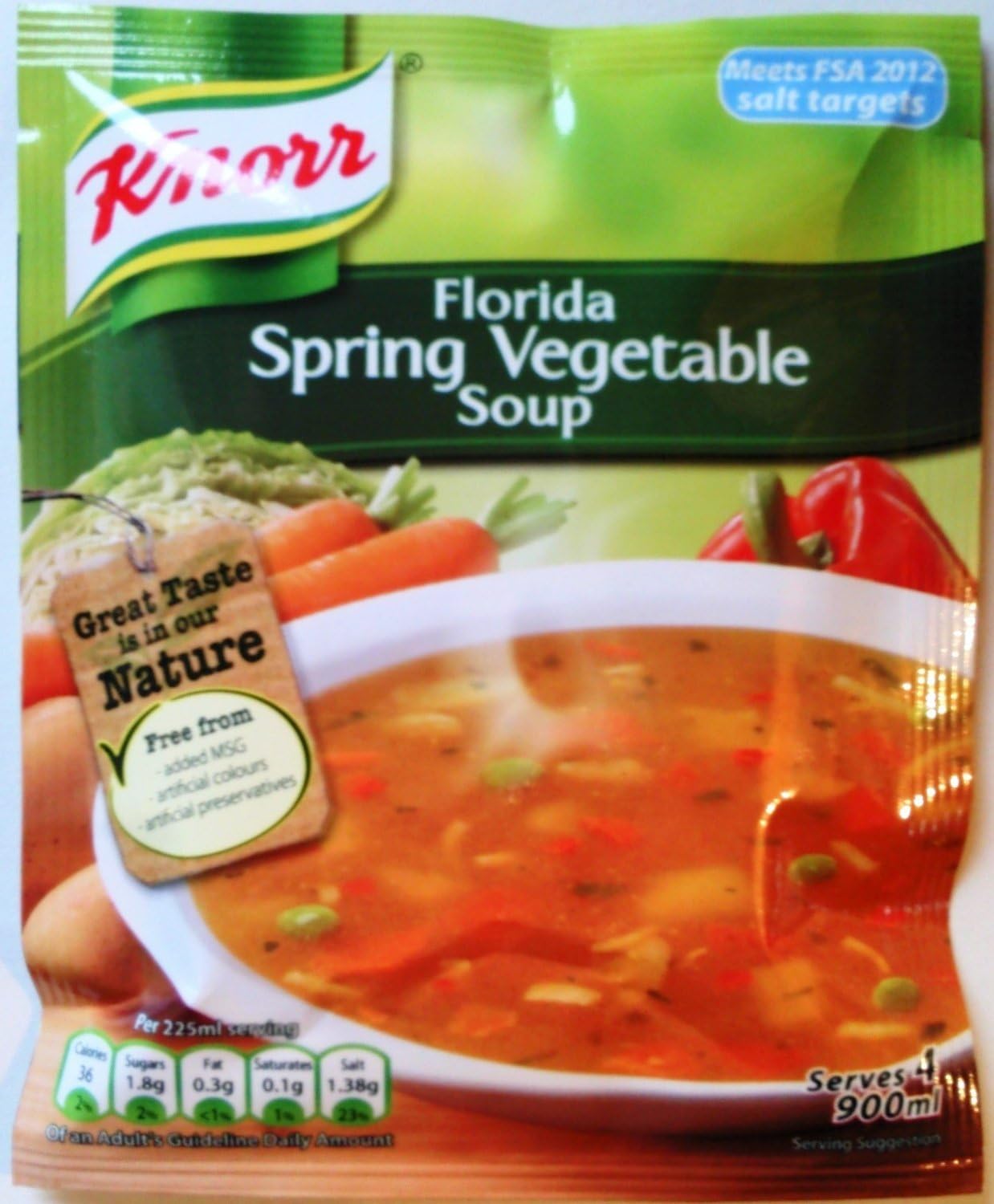 Knorr Florida Spring Vegetable Soup 9 x 48g Grocery