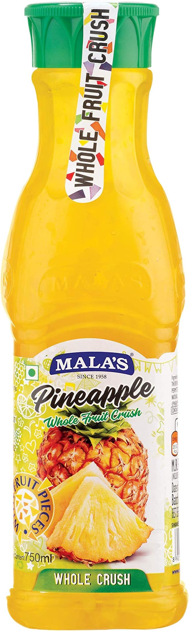Whole Crush 750ml, Pineapple, 1 count