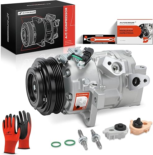 A-Premium Compresor de A/C con embrague compatible con Ford F-150 3.5L 2017-2020, Expedition 3.5L 2018-2021, Lincoln Navigator 3.5L 2018-2021