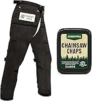 Vista 12 de FORESTER Chainsaw Chaps for Men & Women Apron-Style Chaps with Pocket & Adjustable Waist Chainsaw Safety Equipment
