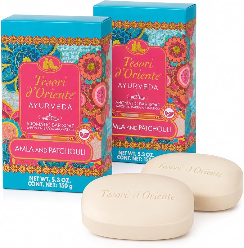 Sabonete em barra aromático Tesori d'Oriente Ayurveda, 2 unidades, 150 g