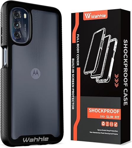 Miniatura 7 de wahhle Funda para Moto G 5G 2022, protector de pantalla integrado, cuerpo completo, a prueba de golpes, ajuste delgado, funda protectora para