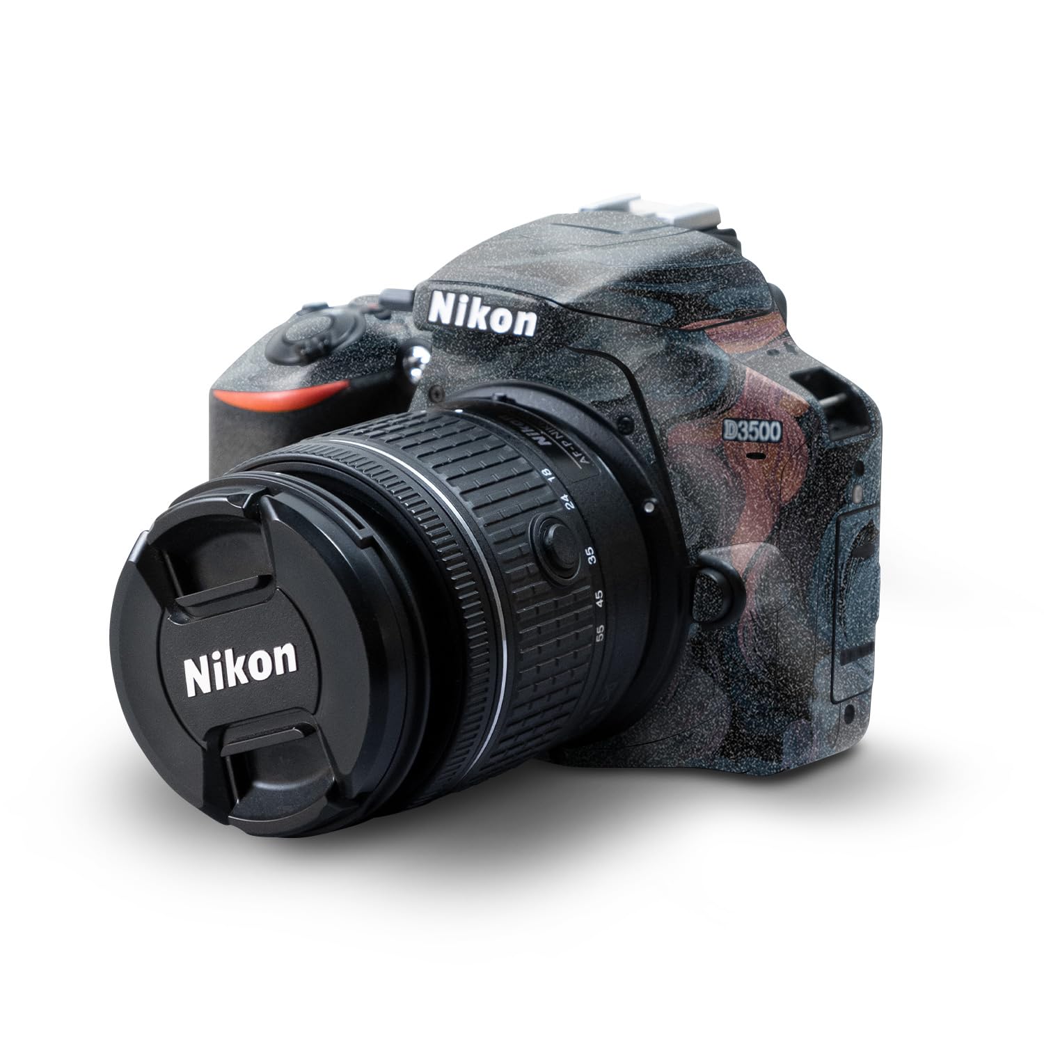 Glossy Glitter Skin Compatible with Nikon D3500 Camera - Storm Cloud - Premium 3M Vinyl Protective Wrap Decal Cover - Easy to Apply | Crafted in The USA by MightySkins