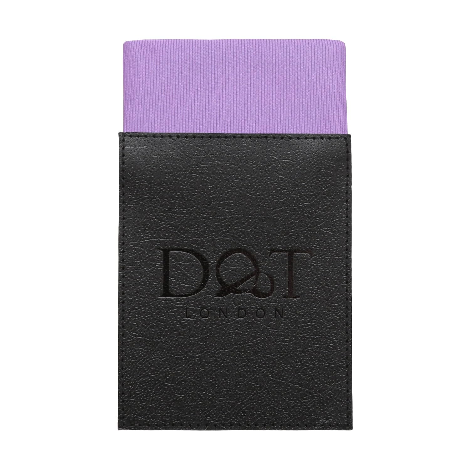 DQT Mens Plain Twill Pre-Folded Pocket Square - Wedding, Business & Formal Suit Handkerchief - Lilac - Fold